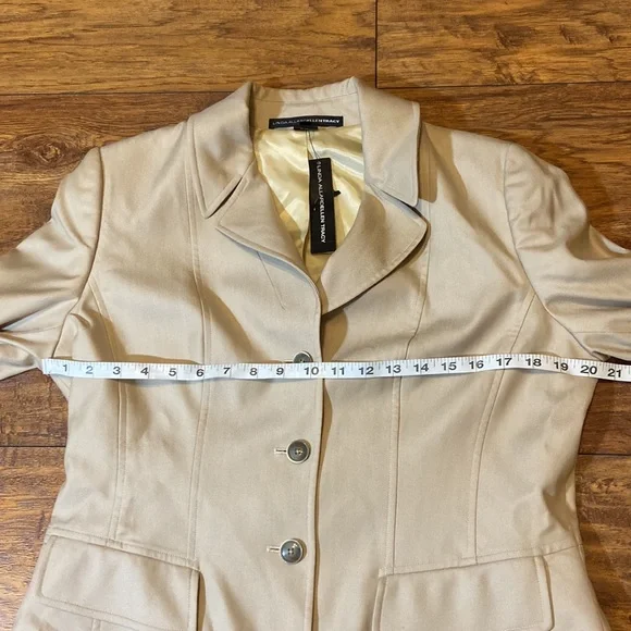 NWT Linda Allard Ellen Tracy khaki blazer jacket - Picture 6 of 9